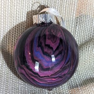 2.5" Handmade Resin Friendship Ball Ornament 